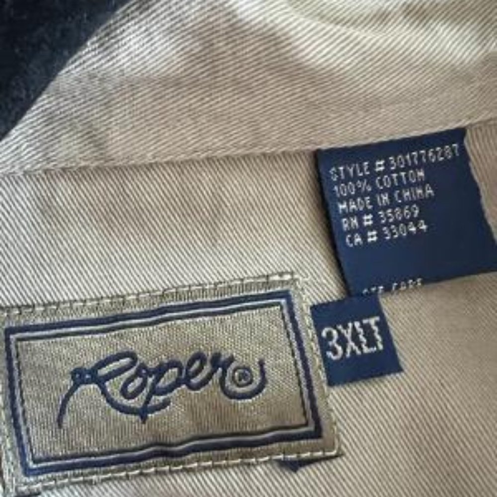 MEN'S LONG SLEEVED ROPER 100% COTTON western cowboy striped